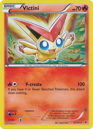 Victini (15/101) (Jumbo Card) [Black & White: Noble Victories] | Good Games Morley