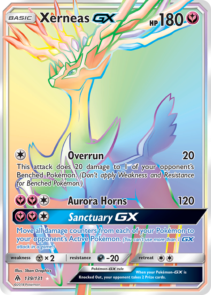 Xerneas GX (139/131) [Sun & Moon: Forbidden Light] | Good Games Morley