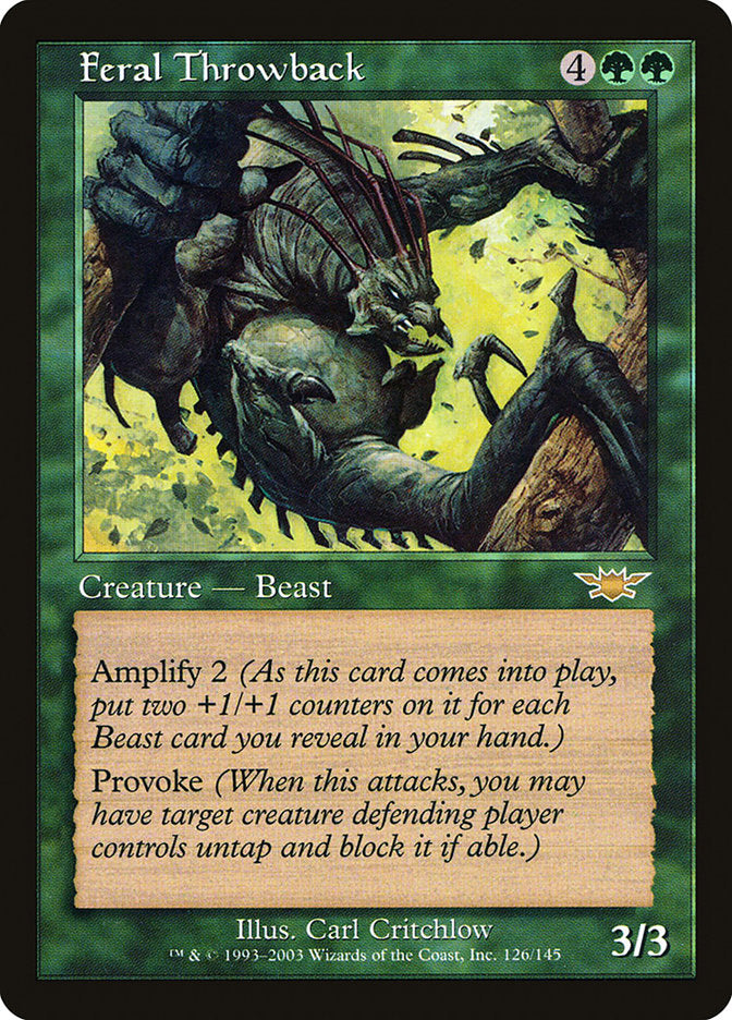 Feral Throwback [Legions] | Good Games Morley