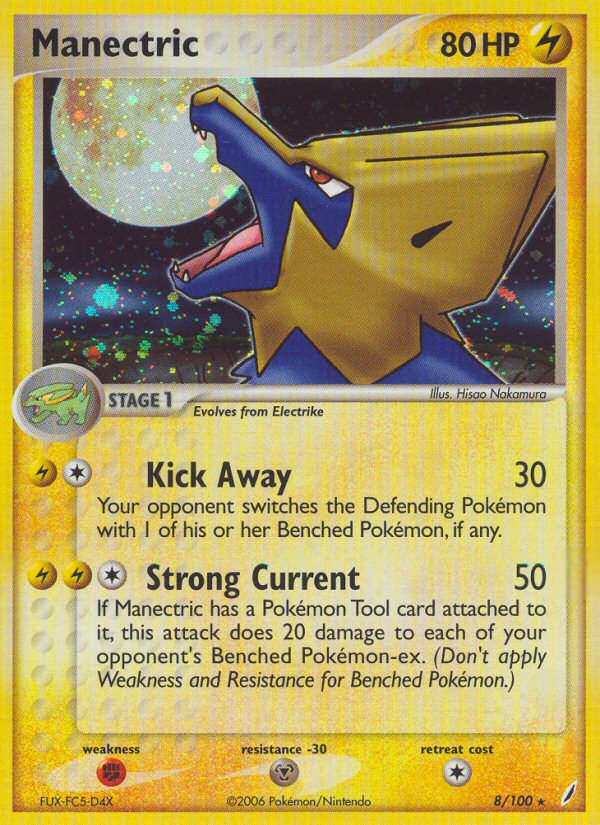 Manectric (8/100) [EX: Crystal Guardians] | Good Games Morley