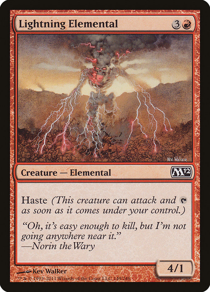 Lightning Elemental [Magic 2012] | Good Games Morley