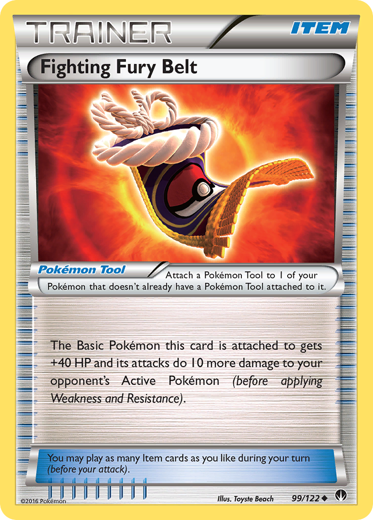 Fighting Fury Belt (99/122) [XY: BREAKpoint] | Good Games Morley