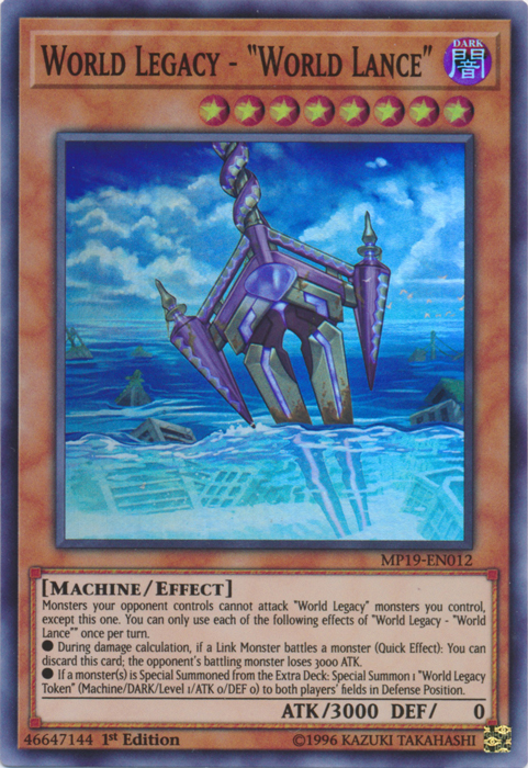 World Legacy - "World Lance" [MP19-EN012] Super Rare | Good Games Morley