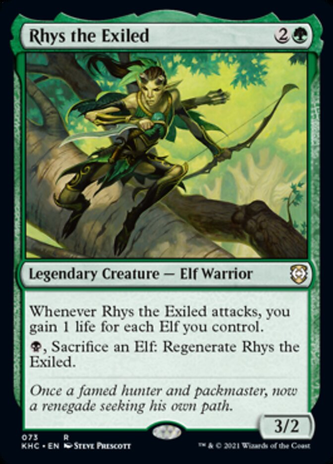 Rhys the Exiled [Kaldheim Commander] | Good Games Morley