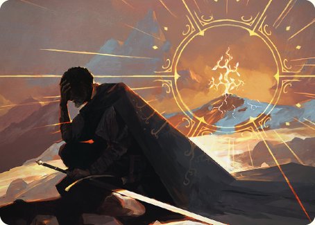Aragorn, the Uniter Art Card [The Lord of the Rings: Tales of Middle-earth Art Series] | Good Games Morley