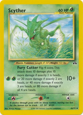 Scyther (46/75) [Neo Discovery Unlimited] | Good Games Morley