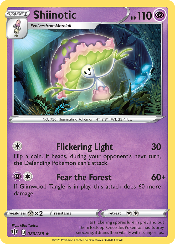 Shiinotic (080/189) [Sword & Shield: Darkness Ablaze] | Good Games Morley