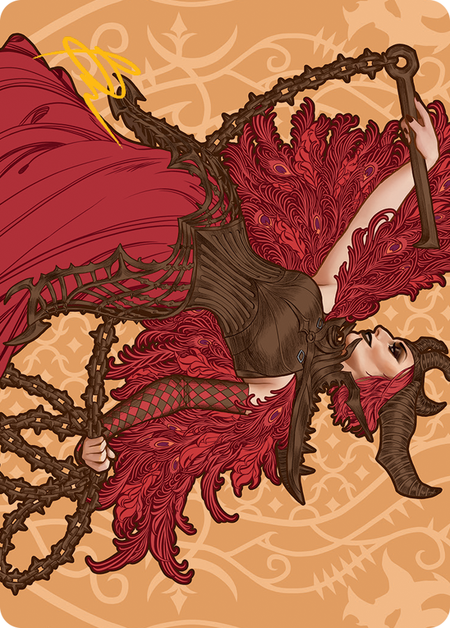 Judith, the Scourge Diva Art Card (Gold-Stamped Signature) [March of the Machine Art Series] | Good Games Morley