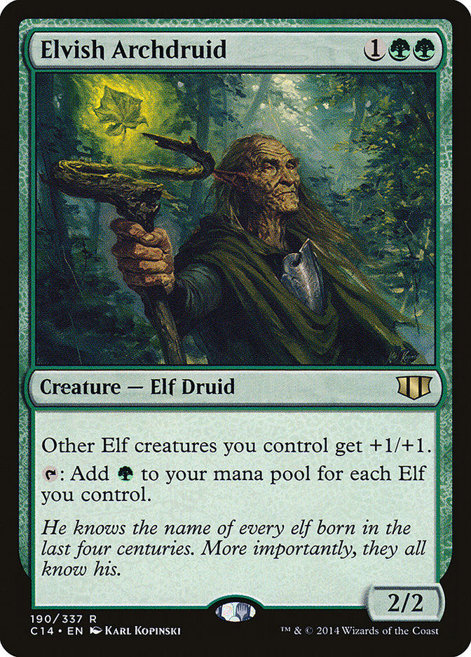 Elvish Archdruid [Commander 2014] | Good Games Morley