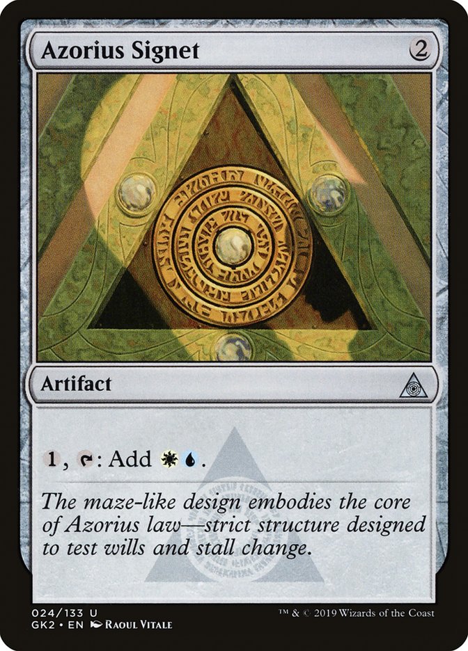 Azorius Signet [Ravnica Allegiance Guild Kit] | Good Games Morley