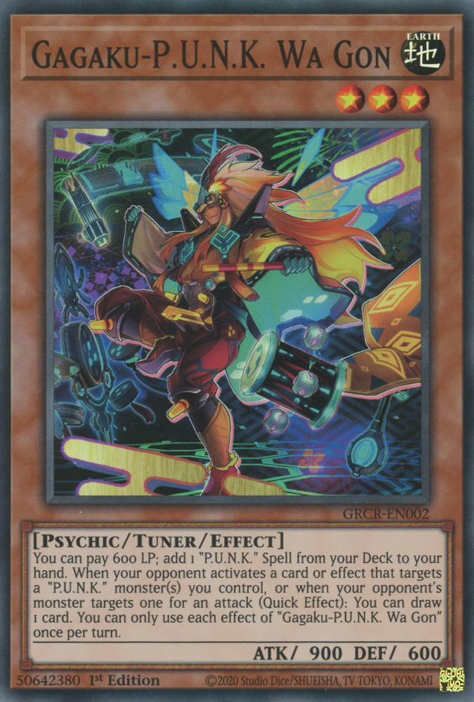 Gagaku-P.U.N.K. Wa Gon [GRCR-EN002] Super Rare | Good Games Morley