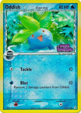 Oddish (73/110) (Delta Species) (Stamped) [EX: Holon Phantoms] | Good Games Morley