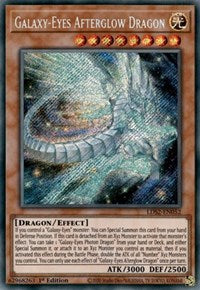 Galaxy-Eyes Afterglow Dragon [LDS2-EN052] Secret Rare | Good Games Morley