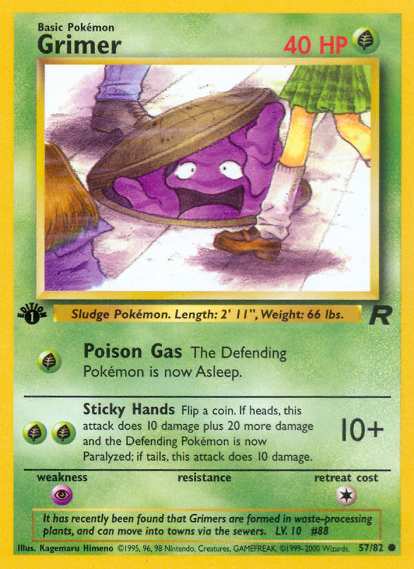Grimer (57/82) [Team Rocket 1st Edition] | Good Games Morley