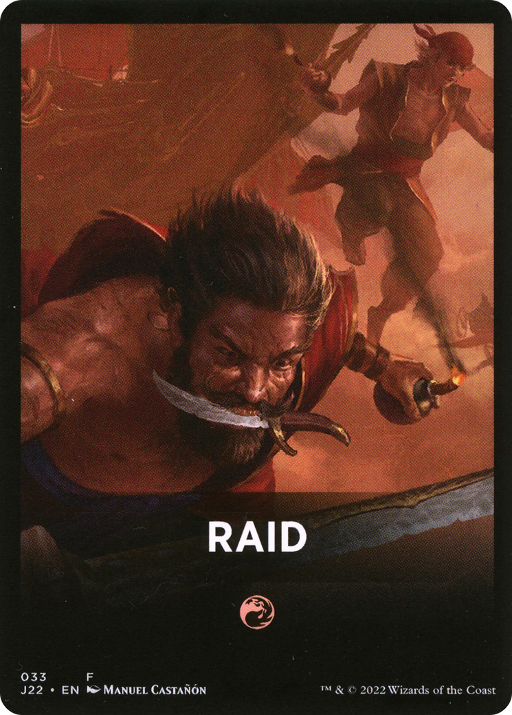 Raid Theme Card [Jumpstart 2022 Front Cards] | Good Games Morley