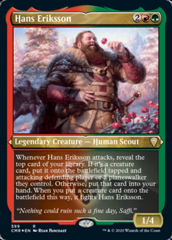 Hans Eriksson (Etched) [Commander Legends] | Good Games Morley