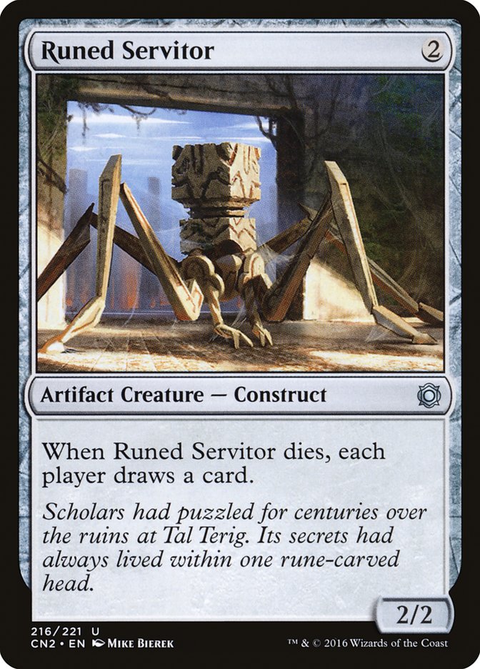 Runed Servitor [Conspiracy: Take the Crown] | Good Games Morley