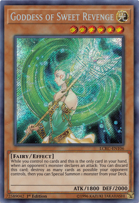 Goddess of Sweet Revenge [LCKC-EN106] Secret Rare | Good Games Morley
