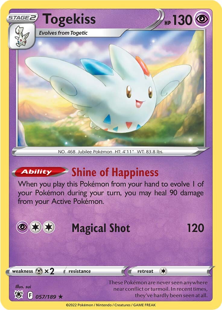 Togekiss (057/189) [Sword & Shield: Astral Radiance] | Good Games Morley