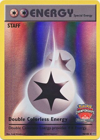 Double Colorless Energy (90/108) (NA Championship Promo Staff) [XY: Evolutions] | Good Games Morley