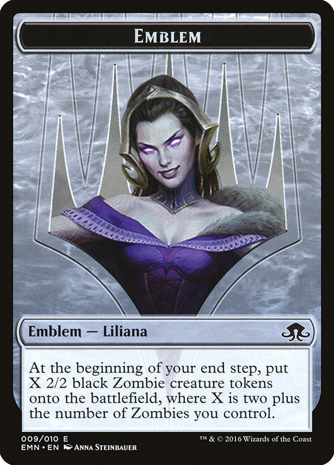 Liliana, the Last Hope Emblem [Eldritch Moon Tokens] | Good Games Morley
