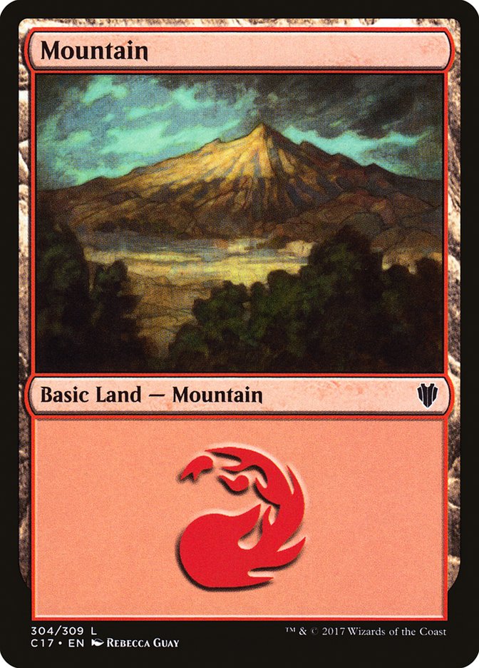 Mountain (304) [Commander 2017] | Good Games Morley