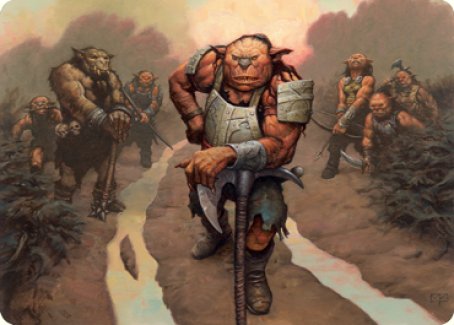 Hobgoblin Bandit Lord Art Card [Dungeons & Dragons: Adventures in the Forgotten Realms Art Series] | Good Games Morley