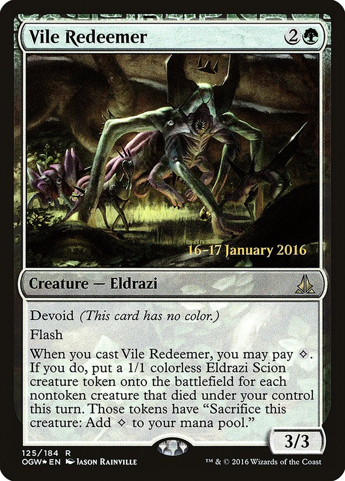 Vile Redeemer [Oath of the Gatewatch Prerelease Promos] | Good Games Morley