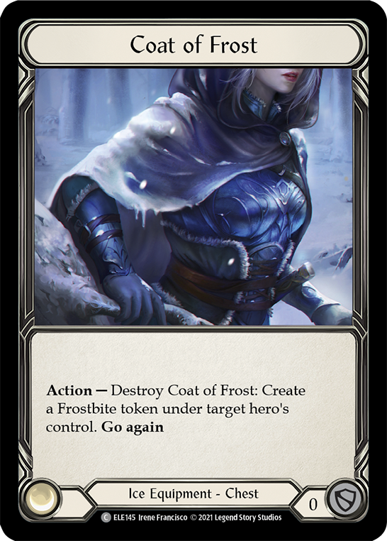 Coat of Frost [ELE145] (Tales of Aria)  1st Edition Cold Foil | Good Games Morley