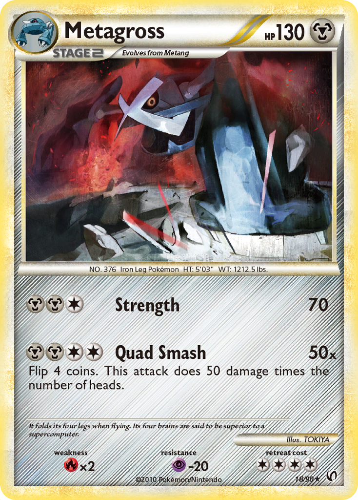 Metagross (18/90) [HeartGold & SoulSilver: Undaunted] | Good Games Morley