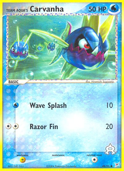 Team Aqua's Carvanha (48/95) [EX: Team Magma vs Team Aqua] | Good Games Morley
