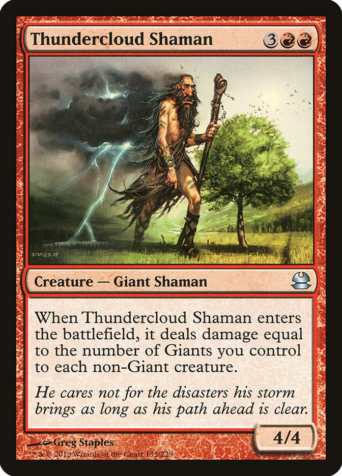 Thundercloud Shaman [Modern Masters] | Good Games Morley