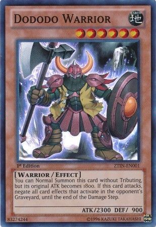 Dododo Warrior [ZTIN-EN001] Super Rare | Good Games Morley
