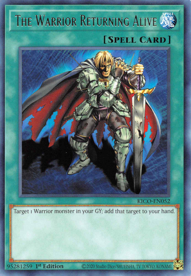 The Warrior Returning Alive [KICO-EN052] Rare | Good Games Morley