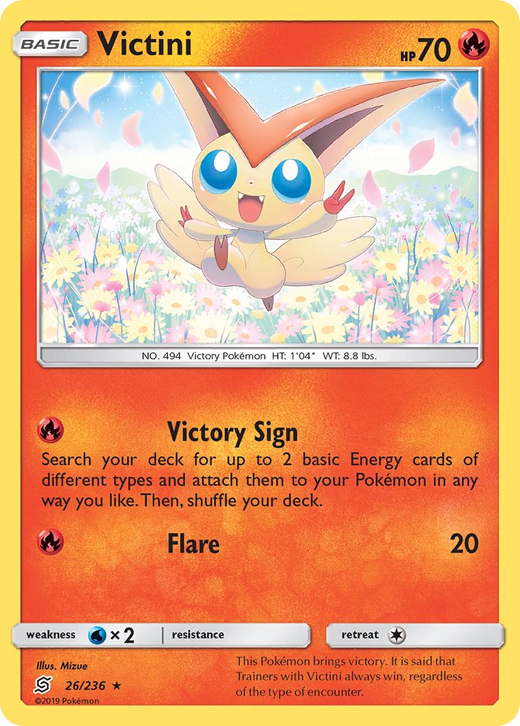 Victini (26/236) [Sun & Moon: Unified Minds] | Good Games Morley