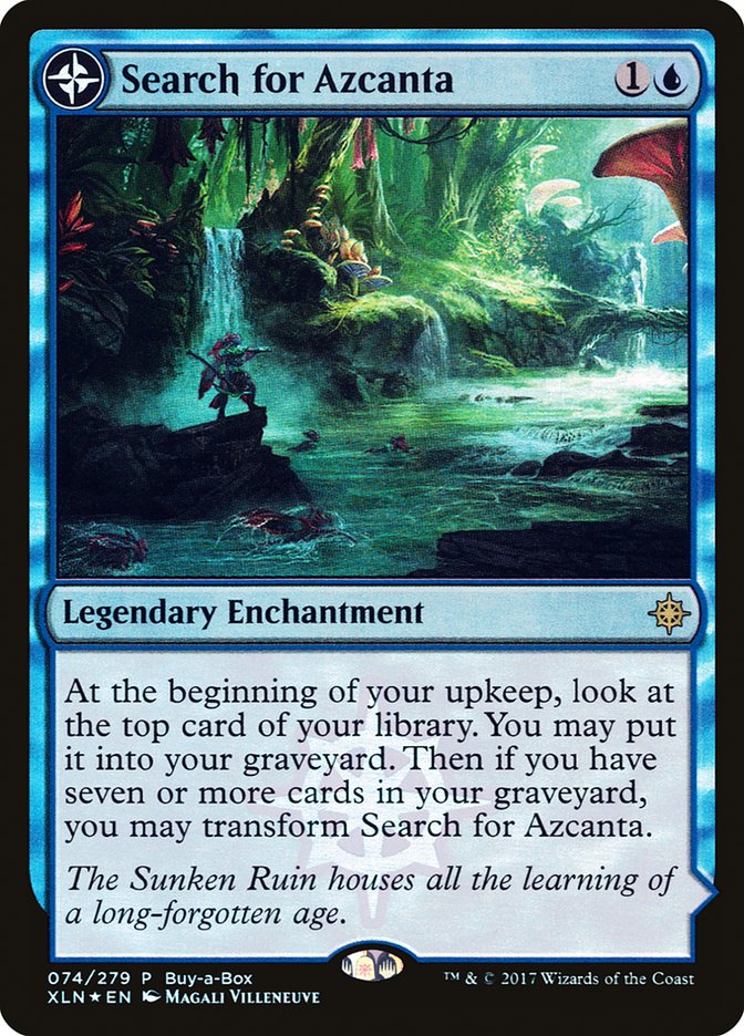 Search for Azcanta // Azcanta, the Sunken Ruin (Buy-A-Box) [Ixalan Treasure Chest] | Good Games Morley