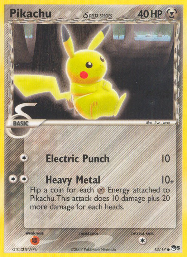Pikachu (13/17) (Delta Species) [POP Series 5] | Good Games Morley