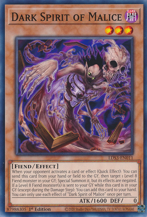 Dark Spirit of Malice [LDS3-EN011] Common | Good Games Morley