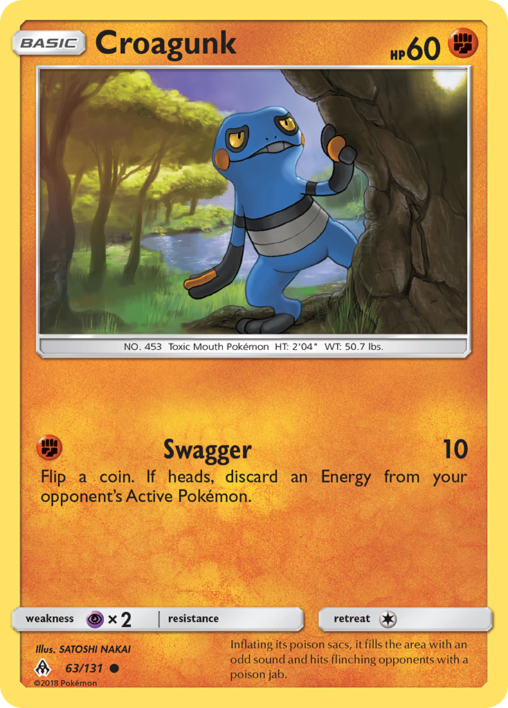 Croagunk (63/131) [Sun & Moon: Forbidden Light] | Good Games Morley