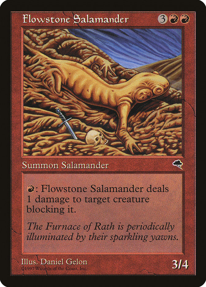 Flowstone Salamander [Tempest] | Good Games Morley