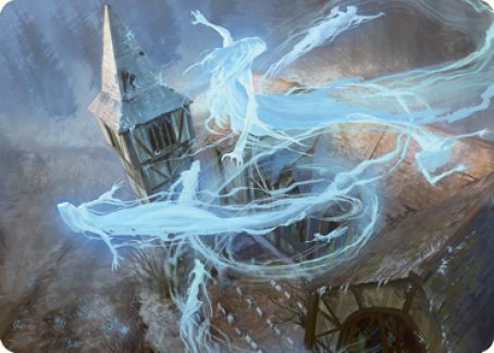 Hallowed Haunting Art Card [Innistrad: Crimson Vow Art Series] | Good Games Morley