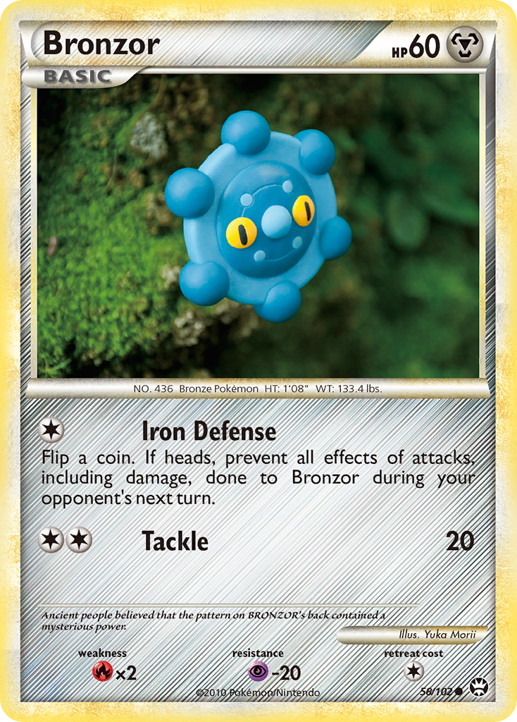 Bronzor (58/102) [HeartGold & SoulSilver: Triumphant] | Good Games Morley