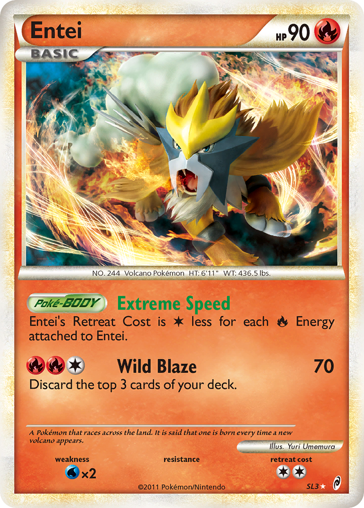 Entei (SL3) [HeartGold & SoulSilver: Call of Legends] | Good Games Morley