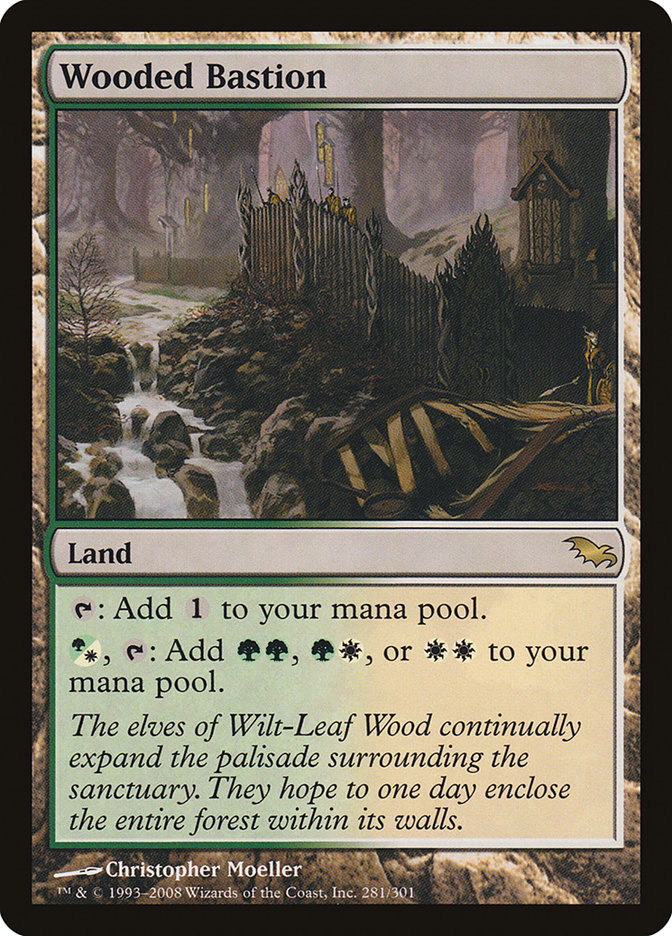 Wooded Bastion [Shadowmoor] | Good Games Morley