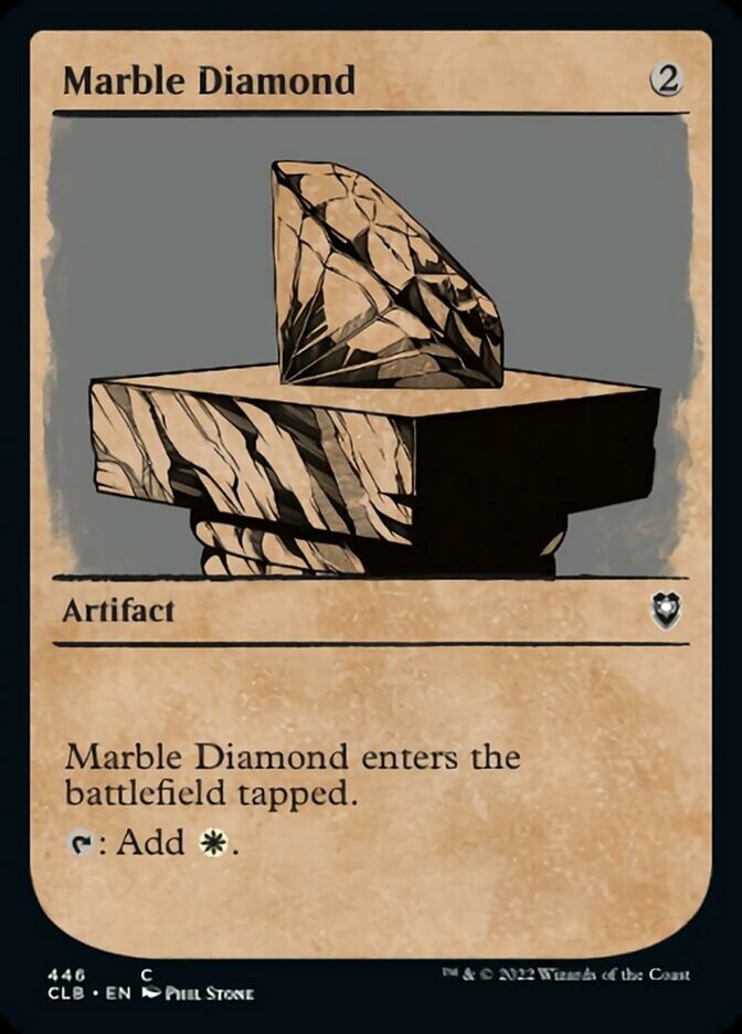Marble Diamond (Showcase) [Commander Legends: Battle for Baldur's Gate] | Good Games Morley