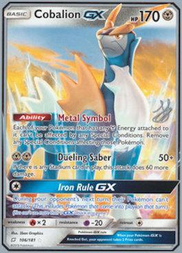 Cobalion GX (106/181) (Perfection - Henry Brand) [World Championships 2019] | Good Games Morley
