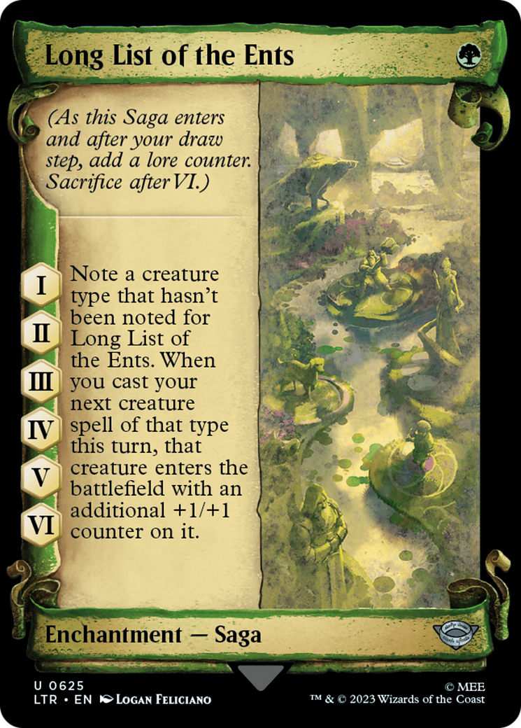 Long List of the Ents [The Lord of the Rings: Tales of Middle-Earth Showcase Scrolls] | Good Games Morley