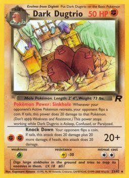 Dark Dugtrio (23/82) [Team Rocket Unlimited] | Good Games Morley