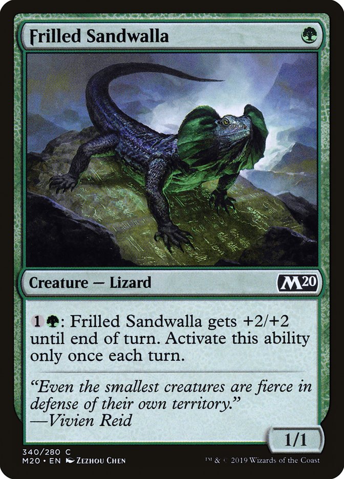 Frilled Sandwalla [Core Set 2020] | Good Games Morley