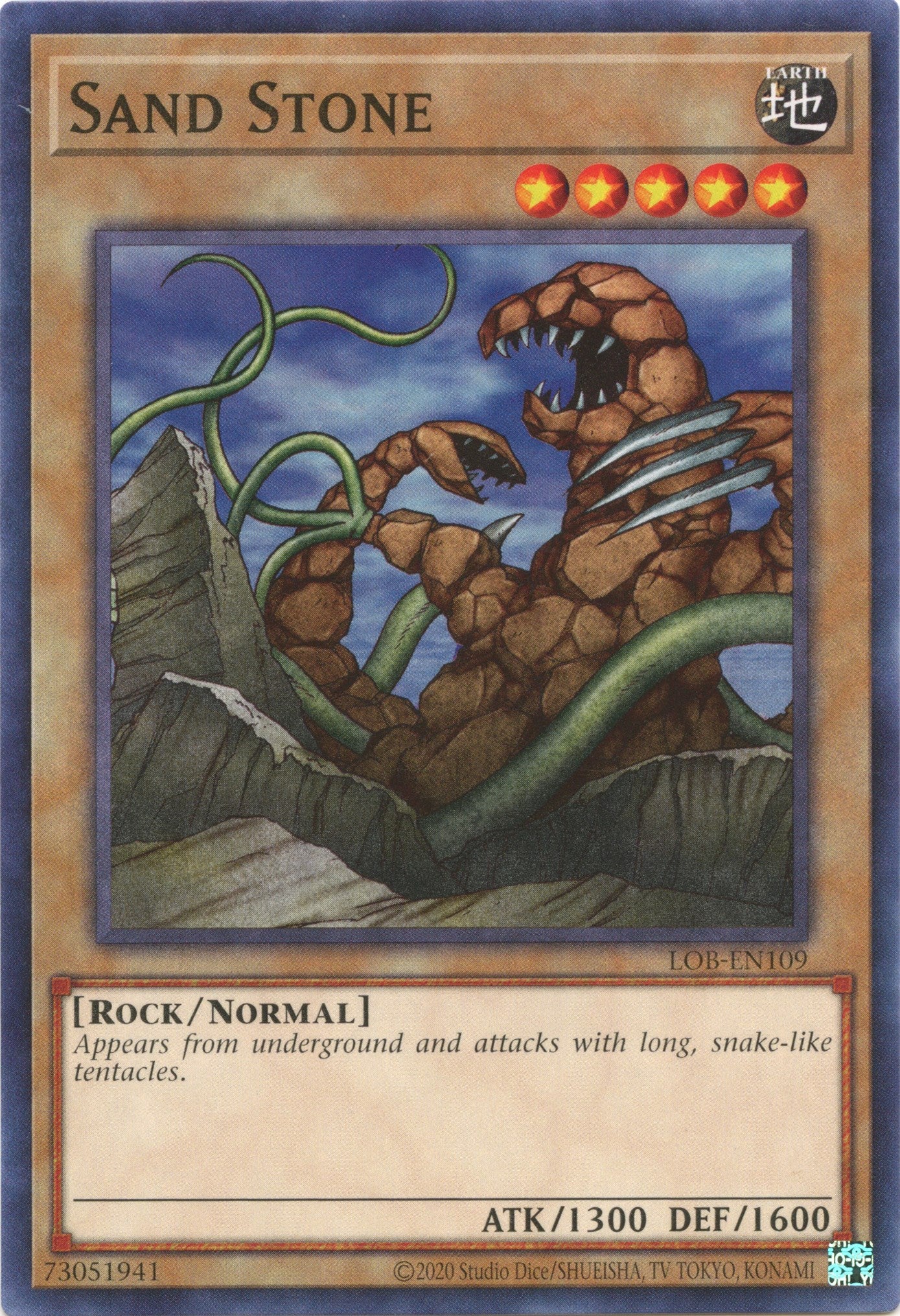 Sand Stone (25th Anniversary) [LOB-EN109] Common | Good Games Morley